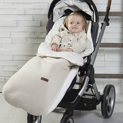 Baby's Only Footmuff Buggy Classic Wool White