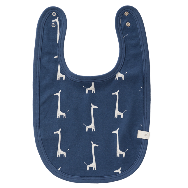 Śliniak Fresk Giraffe Indigo Blue