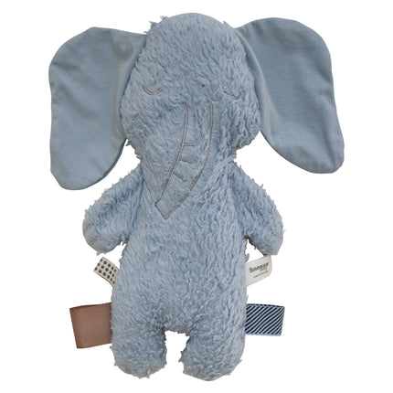 Snoozebaby Cuddle Organic Elephant Olly Fresh Blue