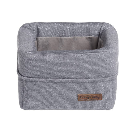 Baby's Only Basket Sparkle Mele Silver Grey