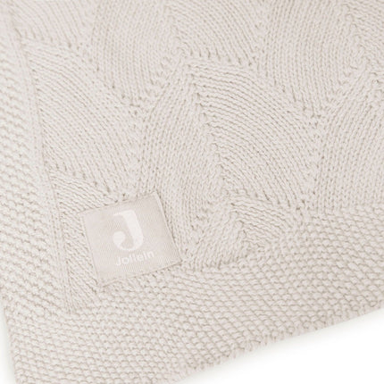 Jollein Kocyk do kołyski Shell Knit Nougat 75x100cm