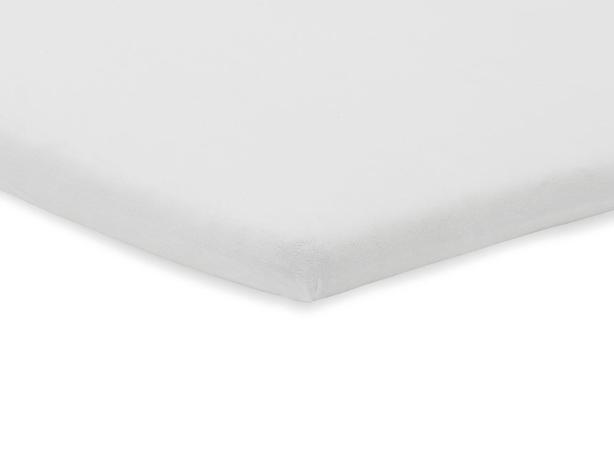 Jollein Prześcieradło Jersey White 40x90cm 2szt