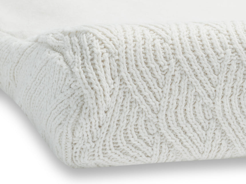 Jollein Pokrowiec na przewijak River Knit Cream White 50x70cm