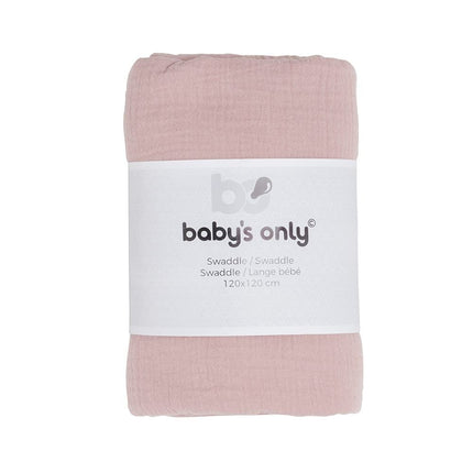 Baby's Only Inbakerdoek Breeze Old Pink 120x120cm