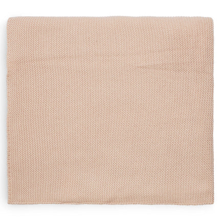 Jollein Kocyk do kołyski Basic Knit Pale Pink 75x100cm