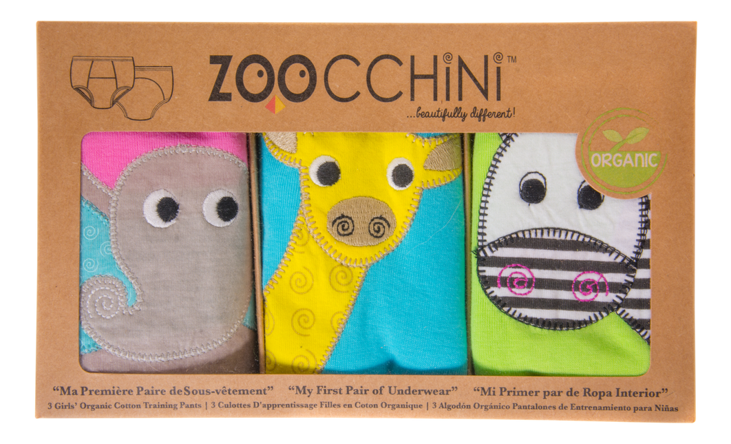 Spodnie treningowe Zoocchini Girls Safari Cotton 3szt.