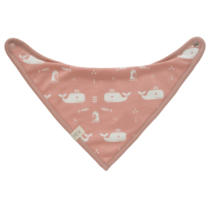 Fresk Bib Bandana Whale Mellow Rose