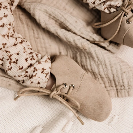 Buty dziecięce Baby Dutch Nova Ecru Suede