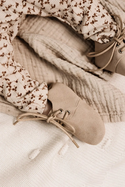 Buty dziecięce Baby Dutch Nova Ecru Suede