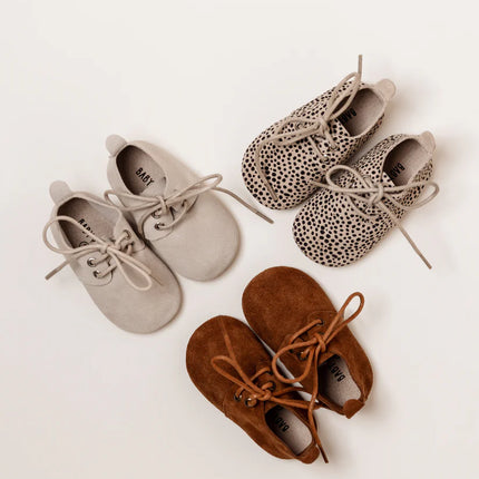 Buty dziecięce Baby Dutch Nova Ecru Suede