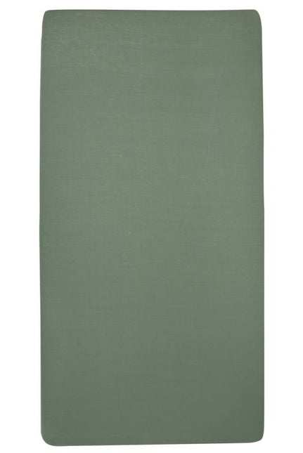 Meyco Prześcieradło Jersey 70X140/150 Forest Green