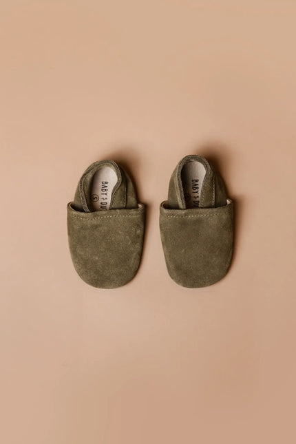 Buty dziecięce Baby Dutch Lio Green Suede