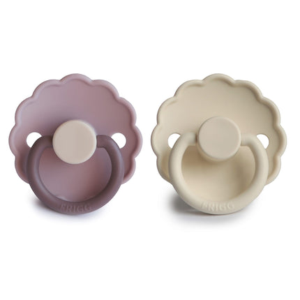 Frigg Smoczek Rozmiar 2 Daisy Bloom Lav.Haze/Cream Silicone 2-Pack