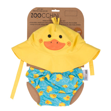 Zestaw pieluszek do pływania Zoocchini Swim Nappy Duck Set