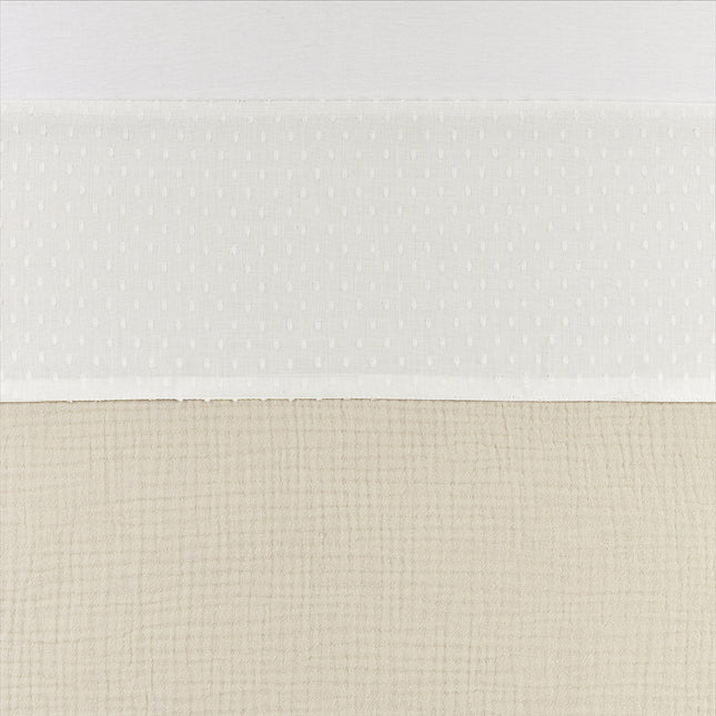 Meyco Prześcieradło na łóżko Plume Offwhite 100X150cm