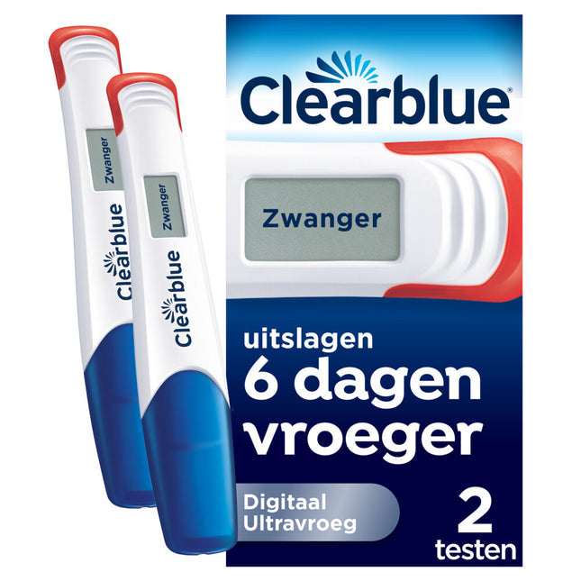 Clearblue Test ciążowy cyfrowy Ultra Early 2 szt.