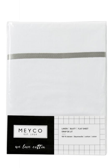 Meyco Cradle Sheet Piping Grey