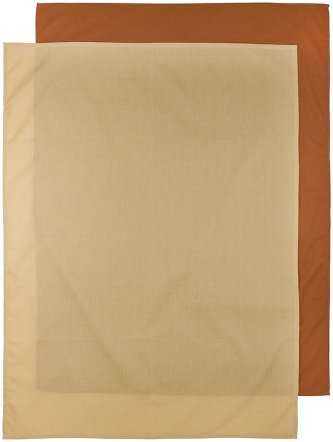 Meyco Cradle Sheet 2St Camel Warm Sand