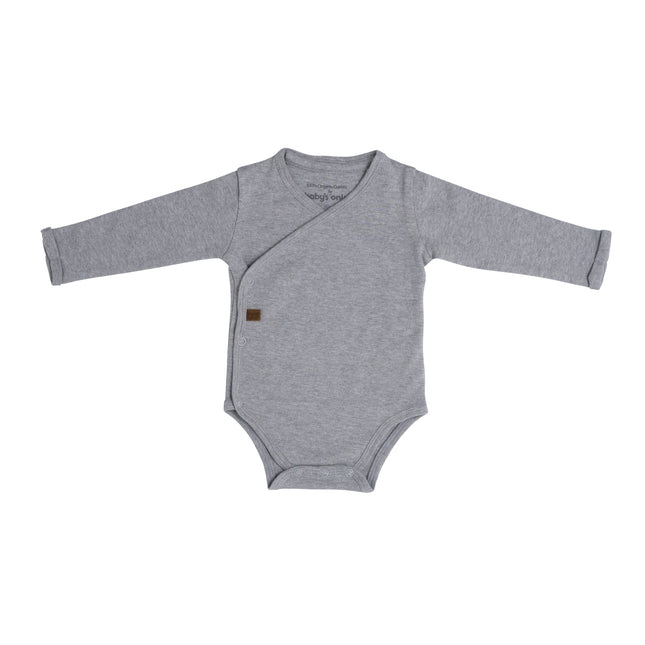 Baby's Only Romper z długim rękawem Melange Grey