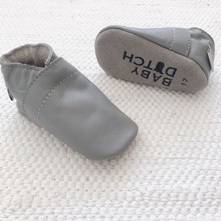 Baby Dutch Baby Shoes Plain Grey