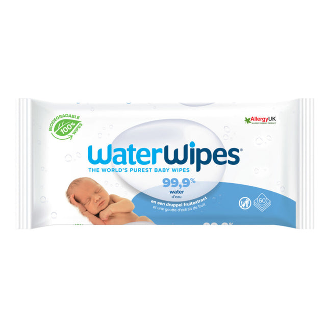 WaterWipes Chusteczki dla niemowląt 60 St