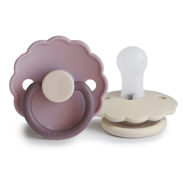 Frigg Smoczek Rozmiar 1 Daisy Bloom Lav.Haze/Cream Silicone 2-Pack