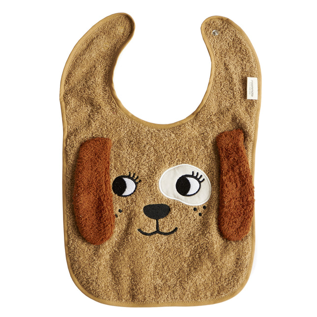 Roommate Bib Dog Brown