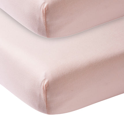 Meyco Prześcieradło Jersey Lich pink 70x140/150 cm 2szt.