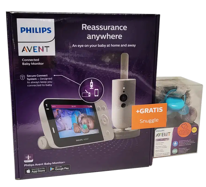 Elektroniczna niania Philips Avent Video Wifi + darmowa przytulanka