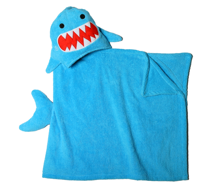 Okrycie kąpielowe Zoocchini Baby Sherman The Shark Cotton