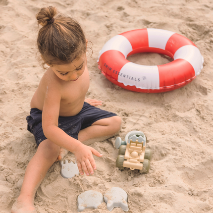 Opaska do pływania dla dzieci Swim Essentials Lifeguard czerwono-biała 55 cm