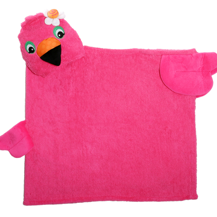 Okrycie kąpielowe Zoocchini Baby Franny The Flamingo Cotton