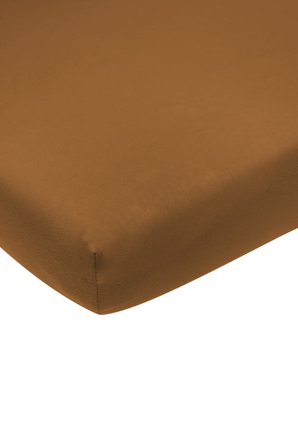 Meyco Prześcieradło Jersey Camel 40x80/90 cm