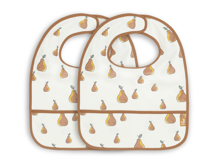 Jollein Bib Waterproof Pear 2szt