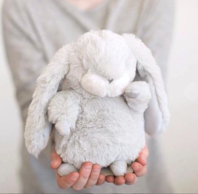 Bunnies By The Bay Cuddle Rabbit Small Grey 20cm