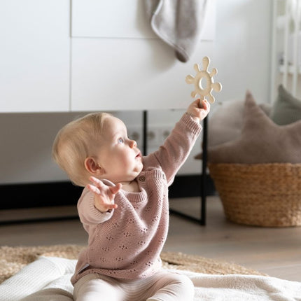 Jedyny gryzak dla niemowląt Blossom Ciepły len