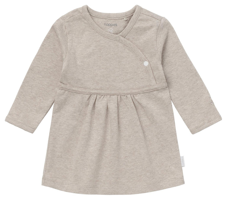 Noppies Baby Dress Nevada Taupe Melange