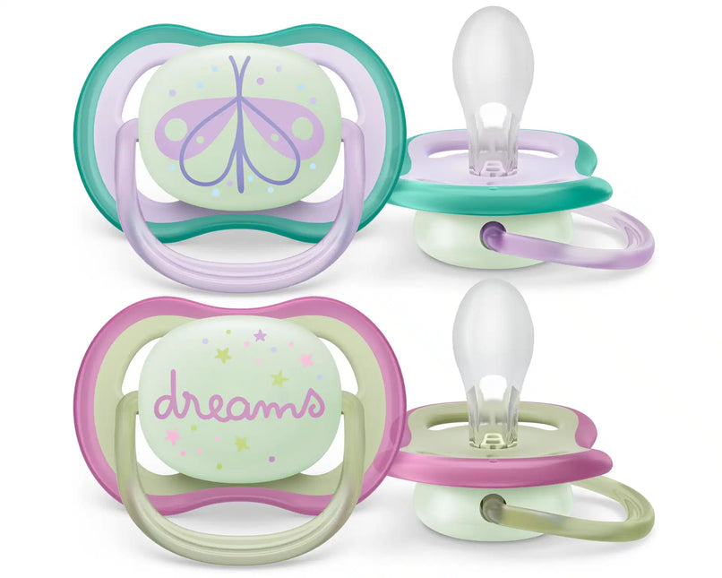 Smoczek Philips Avent +0 miesięcy Air Night Firefly/Dream