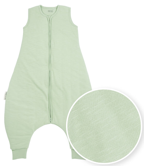 Meyco Śpiworek do spania dla niemowląt Winter Slub Baby Soft Green