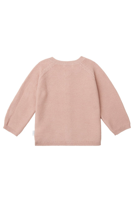 Sweter dziecięcy Noppies Naga Rose Smoke