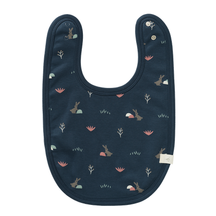 Fresk Bib Rabbit Mood Indigo