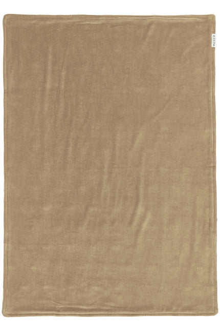 Kocyk do kołyski Meyco Velvet Knots Taupe