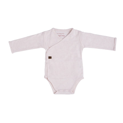 Baby's Only Romper z długim rękawem Melange Classic Pink