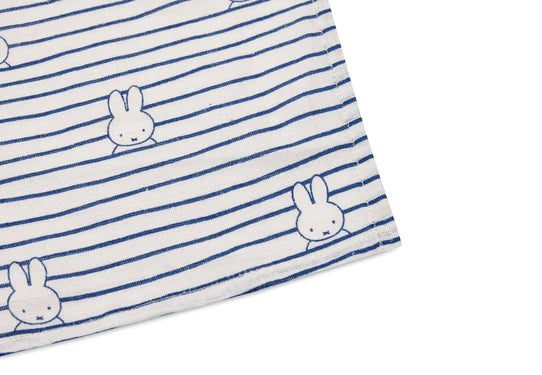 Ściereczka hydrofilowa Jollein Miffy Stripe Navy 115cm 2szt.