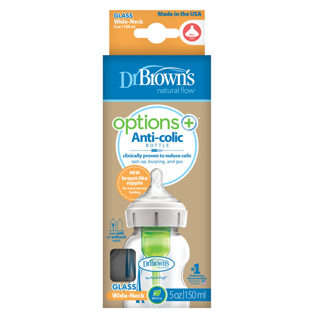 Dr. Szklana butelka Brown's Options + Wide Neck 270ml