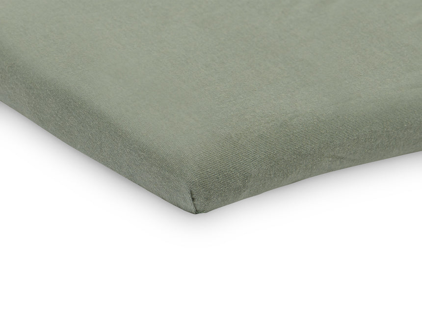 Jollein Prześcieradło Jersey Box Materac Ash Green 75x95cm 2szt