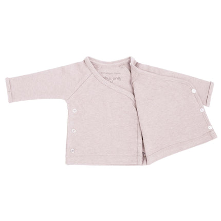 Dziecięca koszula Only Overslag Baby Melange Classic Pink Wcześniak