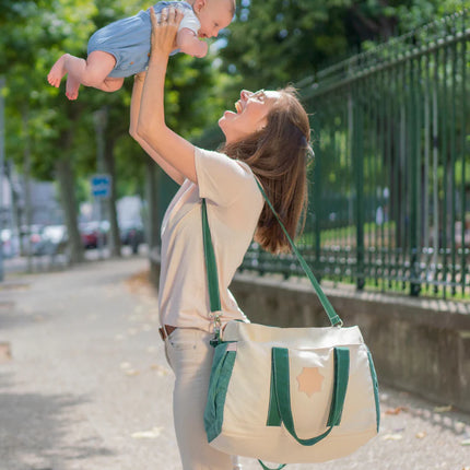 Torba na pieluchy Badabulle Safari White/Green