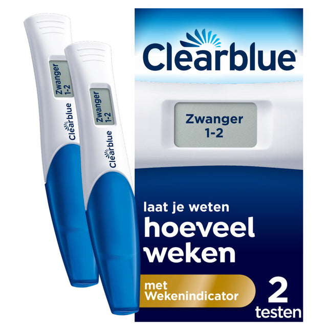 Test ciążowy Clearblue ze wskaźnikiem tygodni 2 szt.