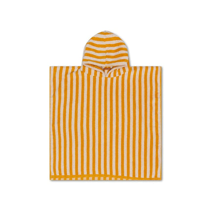 Swim Essentials Bathcape Baby Luxe Beach Yellow Stiped